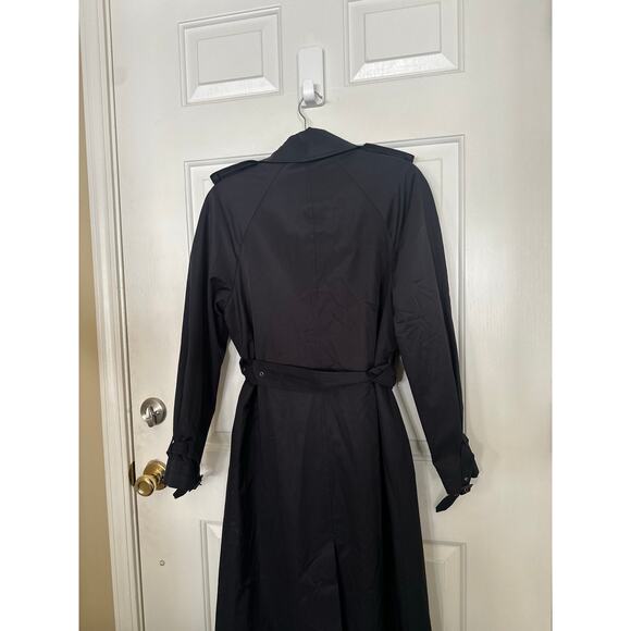 Ralph Lauren Coat Women's Size S Blue Double-Breasted Trench Coat Classic Preppy - Picture 8 of 11